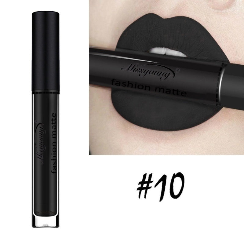 Lip Gloss Liquid Lipstick Non-Stick Cup Matte Makeup Lip Gloss Liquid Lipstick Non-Stick Cup Matte Makeup